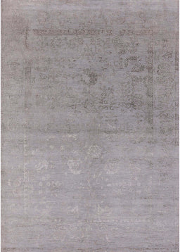 Mid-Century Modern Dark Gray Oriental Rug, urb2047
