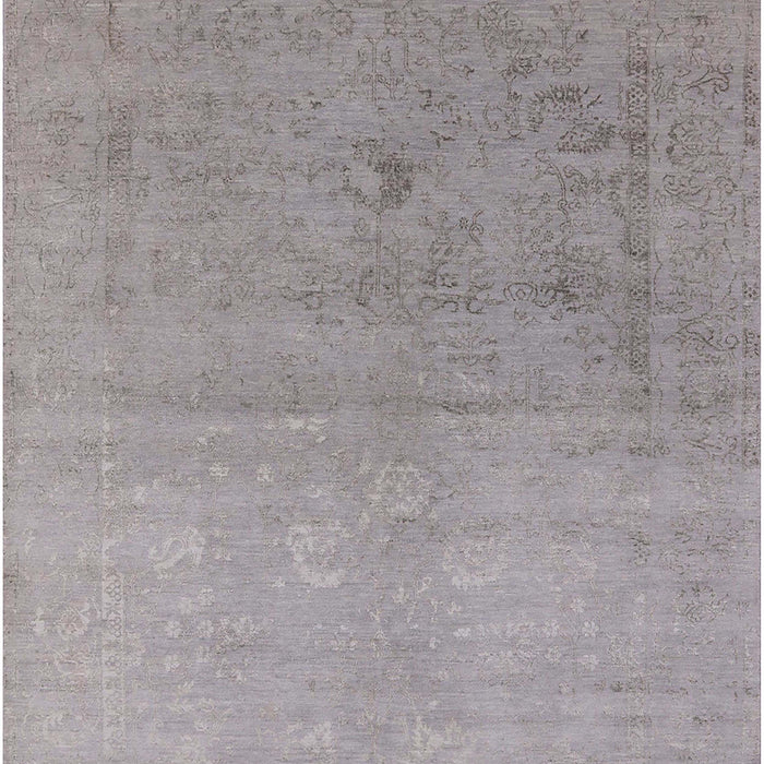 Mid-Century Modern Dark Gray Oriental Rug, urb2047