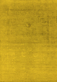 Oriental Yellow Industrial Rug, urb2047yw