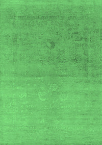 Oriental Emerald Green Industrial Rug, urb2047emgrn