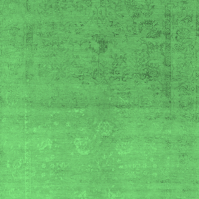 Oriental Emerald Green Industrial Rug, urb2047emgrn