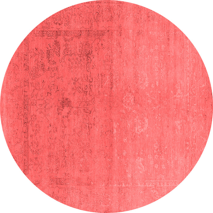 Machine Washable Oriental Red Industrial Rug, wshurb2047red