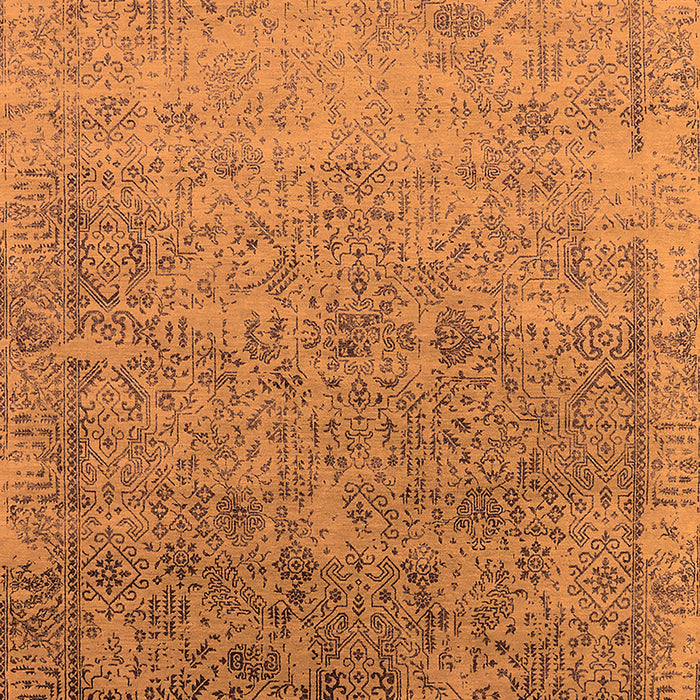 Oriental Orange Industrial Rug, urb2048org