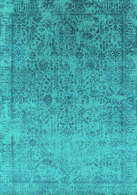 Oriental Turquoise Industrial Rug, urb2048turq