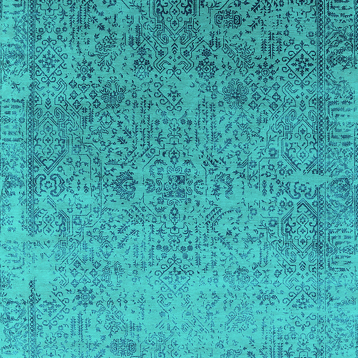 Oriental Turquoise Industrial Rug, urb2048turq