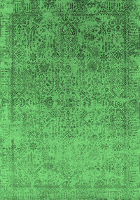 Oriental Emerald Green Industrial Rug, urb2048emgrn