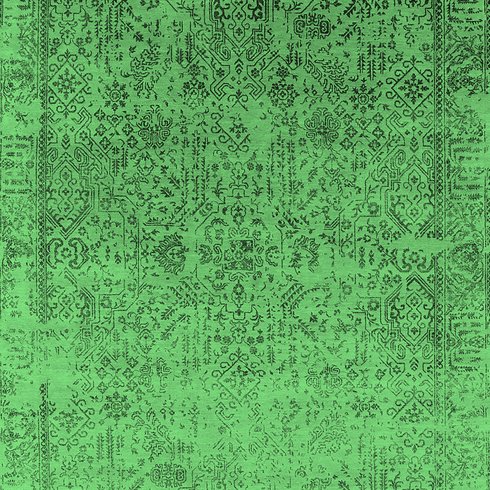 Oriental Emerald Green Industrial Rug, urb2048emgrn
