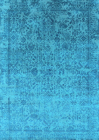 Oriental Light Blue Industrial Rug, urb2048lblu