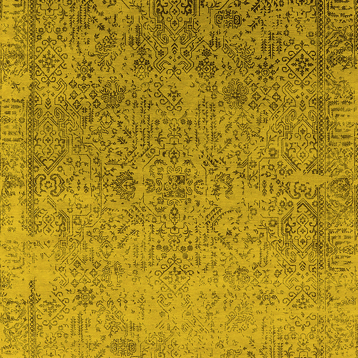 Oriental Yellow Industrial Rug, urb2048yw