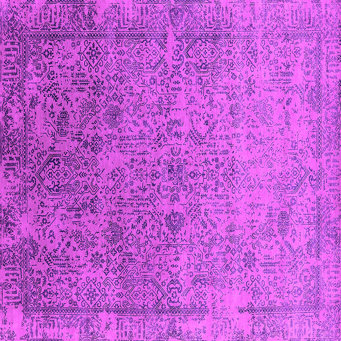 Square Oriental Pink Industrial Rug, urb2048pnk