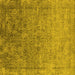 Square Oriental Yellow Industrial Rug, urb2048yw