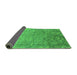 Sideview of Oriental Green Industrial Rug, urb2048grn