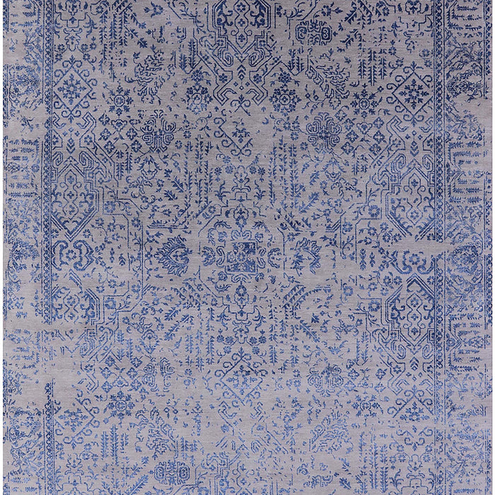 Mid-Century Modern Deep Purple Oriental Rug, urb2048