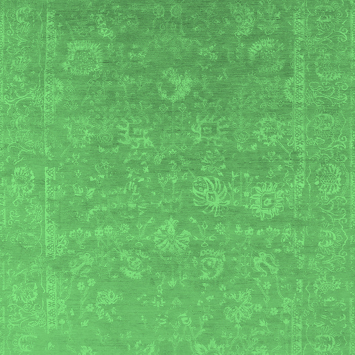 Oriental Emerald Green Industrial Rug, urb2049emgrn