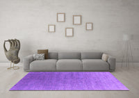 Machine Washable Oriental Purple Industrial Rug, wshurb2050pur