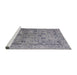 Sideview of Machine Washable Industrial Modern Grape Purple Rug, wshurb2051