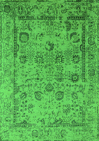 Oriental Green Industrial Rug, urb2051grn