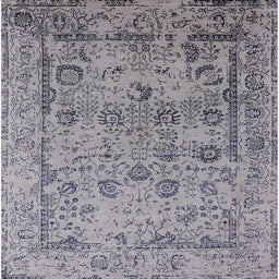 Square Machine Washable Industrial Modern Grape Purple Rug, wshurb2051