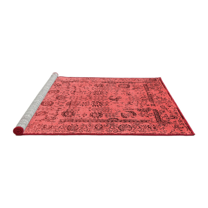 Industrial Red Washable Rugs