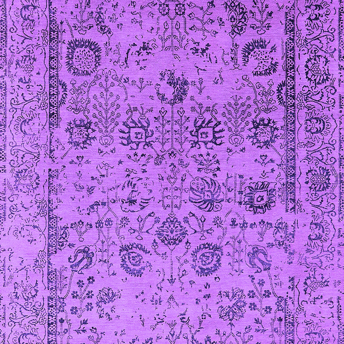 Machine Washable Oriental Purple Industrial Area Rugs, wshurb2051pur