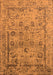 Oriental Orange Industrial Rug, urb2051org