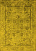 Oriental Yellow Industrial Rug, urb2051yw