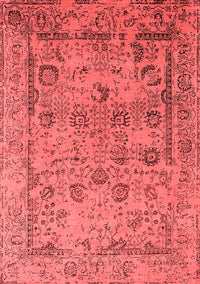 Oriental Red Industrial Rug, urb2051red