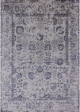 Mid-Century Modern Purple Oriental Rug, urb2051