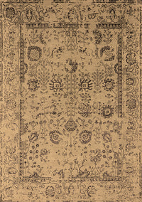 Oriental Brown Industrial Rug, urb2051brn