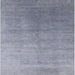 Square Machine Washable Industrial Modern Slate Blue Grey Blue Rug, wshurb2052