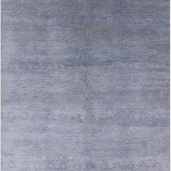 Machine Washable Industrial Modern Slate Blue Grey Blue Rug, wshurb2052