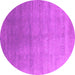 Round Oriental Pink Industrial Rug, urb2052pnk