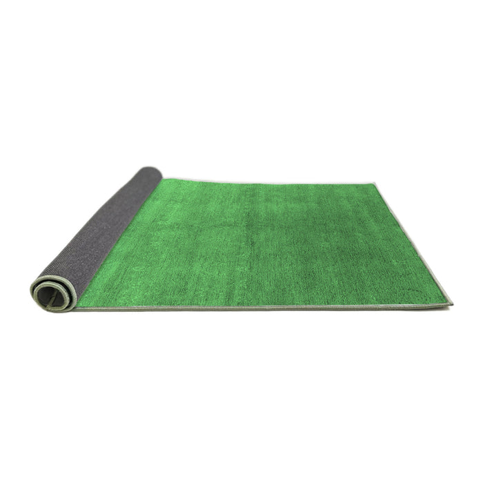Sideview of Oriental Emerald Green Industrial Rug, urb2052emgrn