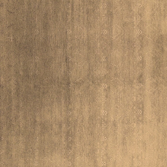 Square Machine Washable Oriental Brown Industrial Rug, wshurb2052brn