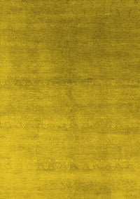 Oriental Yellow Industrial Rug, urb2052yw