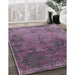 Machine Washable Industrial Modern Purple Rug in a Family Room, wshurb2053