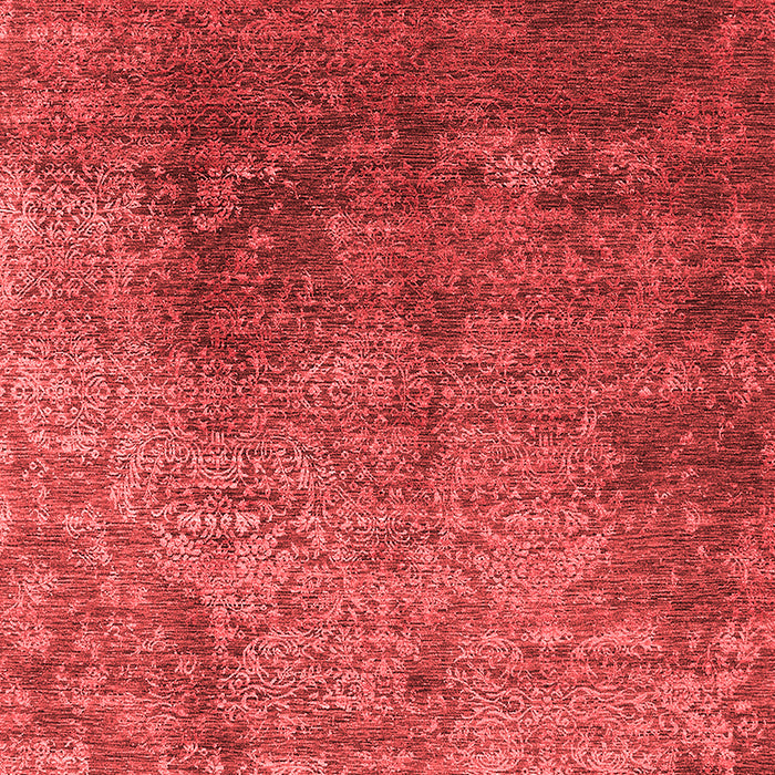 Machine Washable Oriental Red Industrial Rug, wshurb2053red