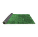 Sideview of Oriental Emerald Green Industrial Rug, urb2053emgrn