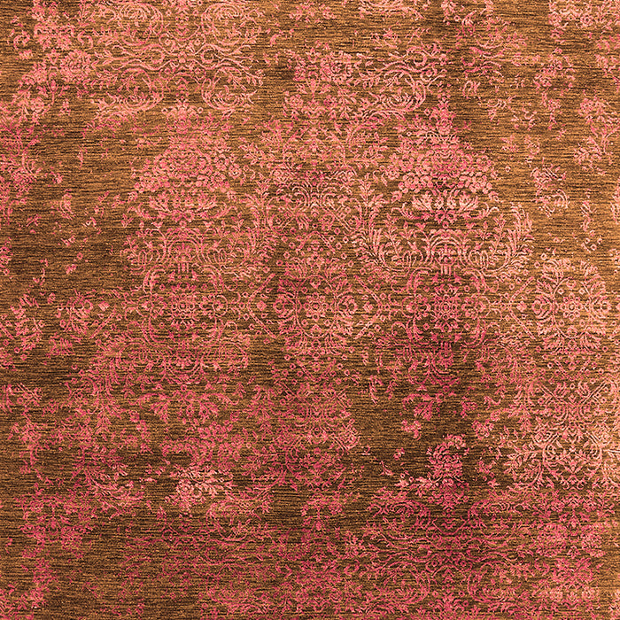 Machine Washable Oriental Orange Industrial Area Rugs, wshurb2053org