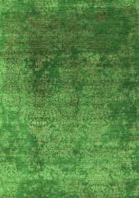 Oriental Green Industrial Rug, urb2053grn