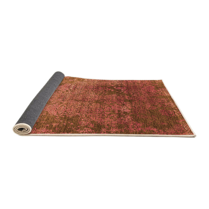 Sideview of Oriental Orange Industrial Rug, urb2053org