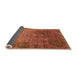 Sideview of Oriental Orange Industrial Rug, urb2053org