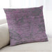 Lifestyle Image of Mid-Century Modern Urban Square Purple Throw Pillow, 18 inch by 18 inch, pwurb2053