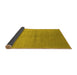 Sideview of Oriental Yellow Industrial Rug, urb2054yw