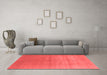 Industrial Red Washable Rugs