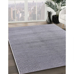 Machine Washable Industrial Modern Dark Gray Rug in a Family Room, wshurb2054