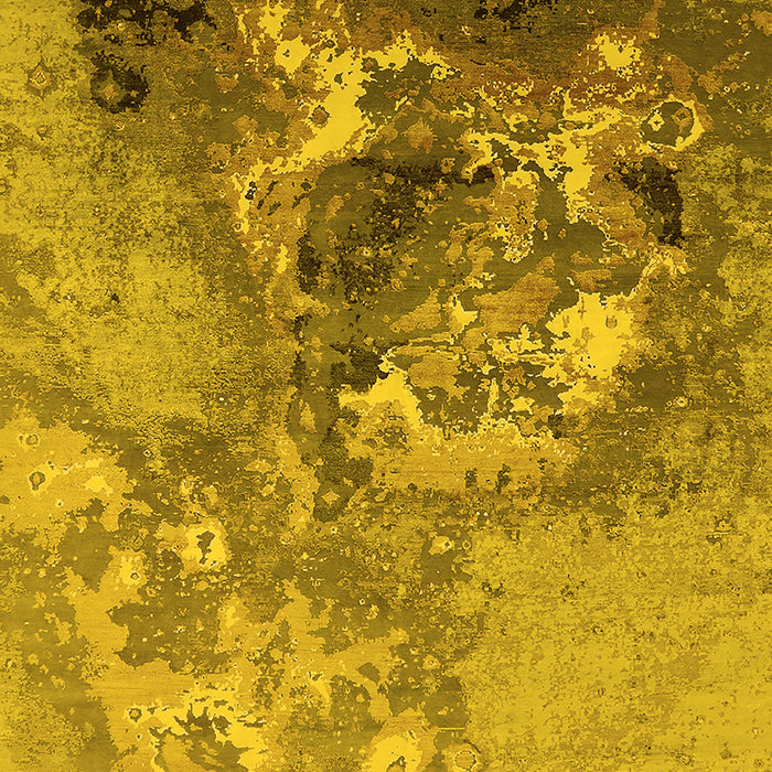 Oriental Yellow Industrial Rug, urb2055yw