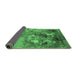 Sideview of Oriental Emerald Green Industrial Rug, urb2055emgrn