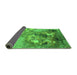 Sideview of Oriental Green Industrial Rug, urb2055grn