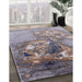 Machine Washable Industrial Modern Cloudy Gray Rug in a Family Room, wshurb2055